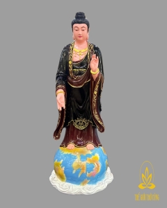 Diêu Trì Địa Mẫu poly đứng màu da
