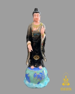 Diêu Trì Địa Mẫu bột đá đứng màu da