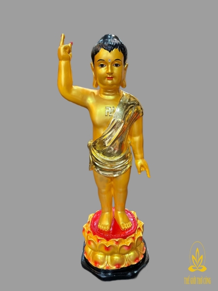Đản Sanh poly dát vàng chữ vạn